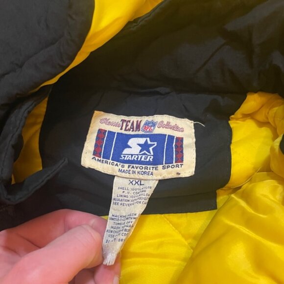 Vintage Steelers Starter Jacket - Picture 2 of 4